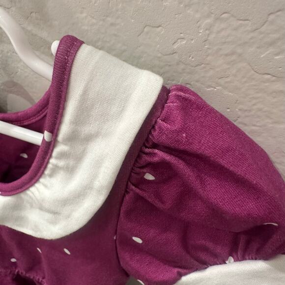 NWT Omi Jo Magenta Dot Dancer Dress - Picture 7 of 10